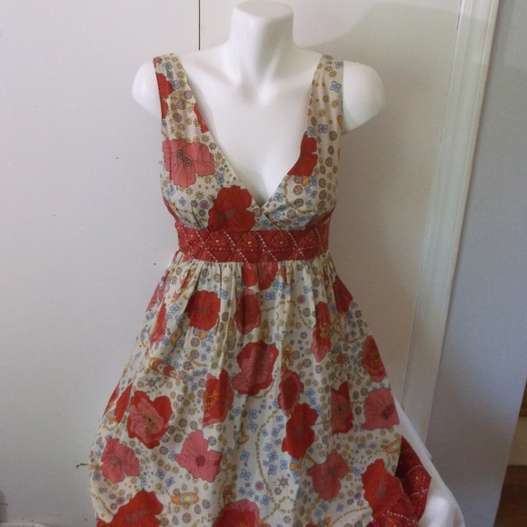 American Rag Dresses & Skirts - American Rag Poppies Floral Ruffle Sundress XS